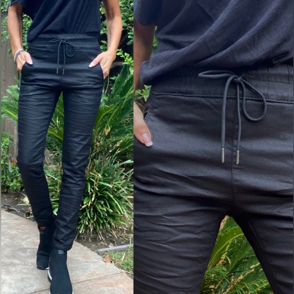 BEVY FLOG Shely Vegan Jogger, Black Original, Size 30, Luxury, Closet Staple